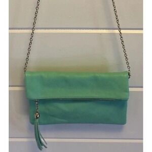 Street Level Bag Aqua Gold Chain For Strap , Cruelty Free Vegan Leather